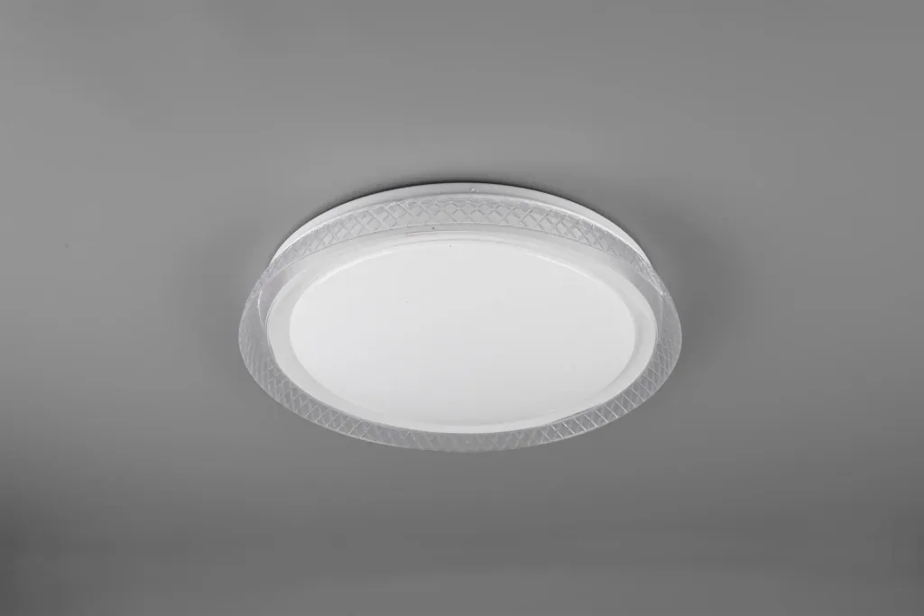 LED ceiling light HERACLES, 18 W, 1800 lm, dimmable including remote control, Starlight Cover