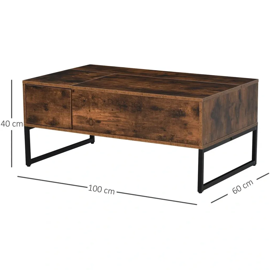 Coffee table, brown