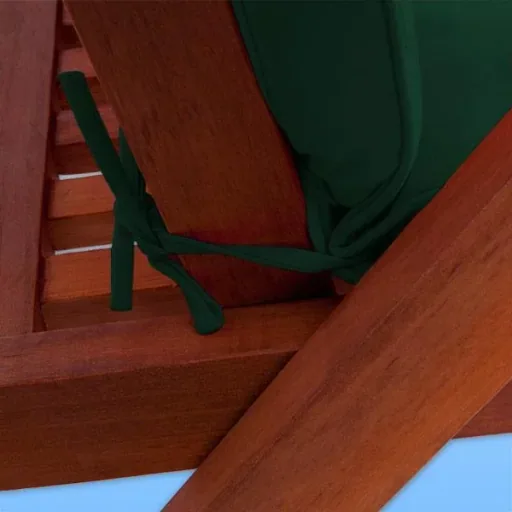 6x seat cushions for green - 120 x 45 x 5cm