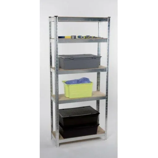 2x storage rack 5 shelves 172 x 75 x 30cm