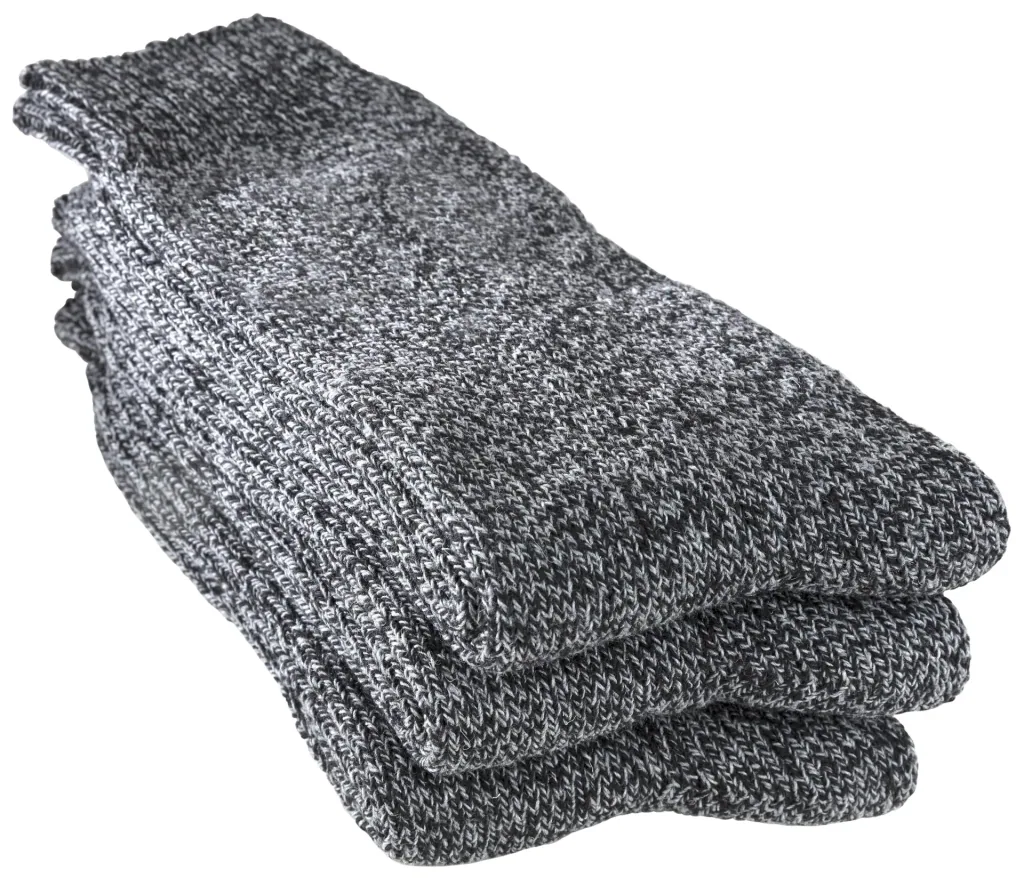 Socks in a pack of 3, color black/dark brown, size 43/46
