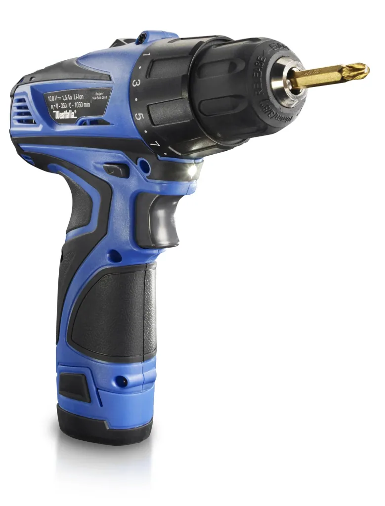 Cordless drill driver 10.8 Volt Li-Ion 2-speed