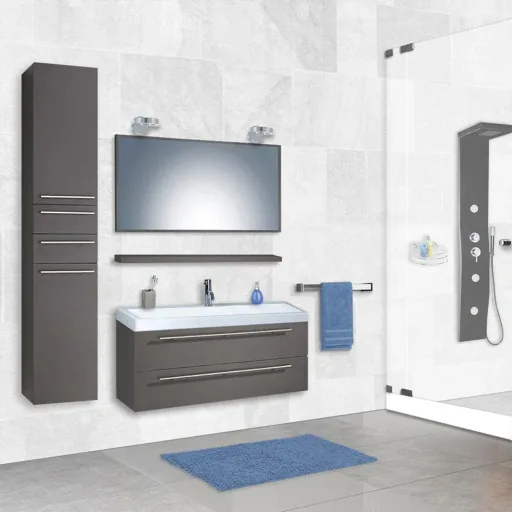 Bathroom furniture Force 100 cm - Anthracite
