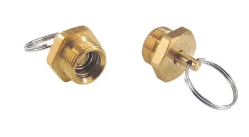 Drain valve for compressed air line
