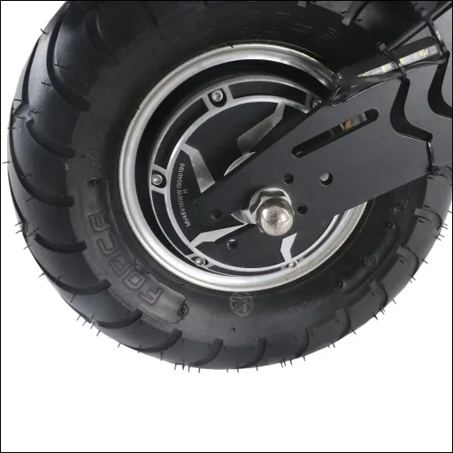 E-scooter "Evoking" Safety 45 km/h including indicators and luggage case, black