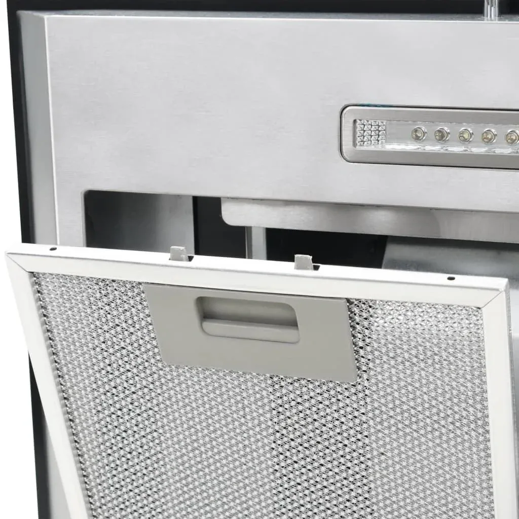 Island hood 756 m³/h LED 90 cm stainless steel
