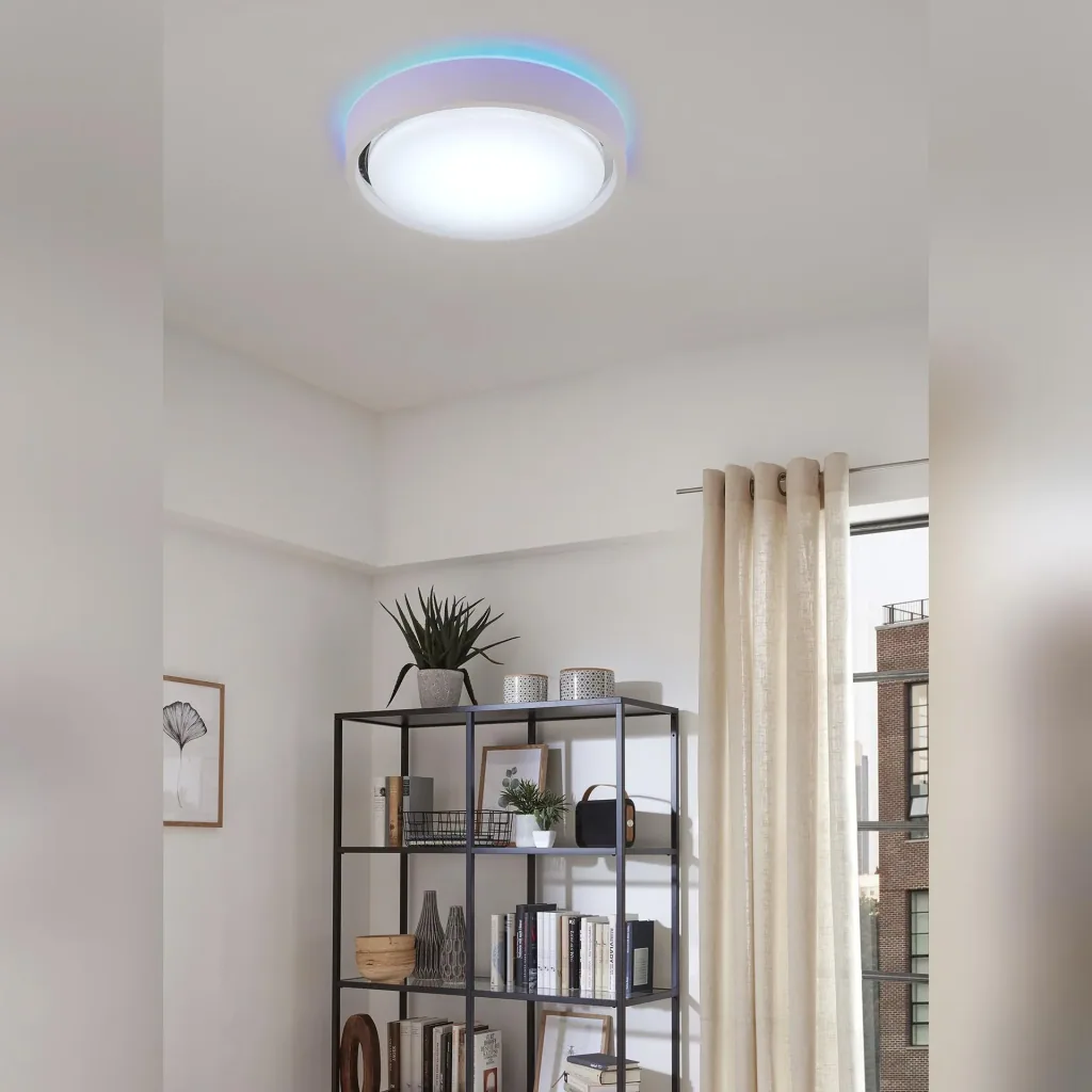 LED ceiling light, round, Ø 36 cm, CCT, motion sensor, 30 watts, white