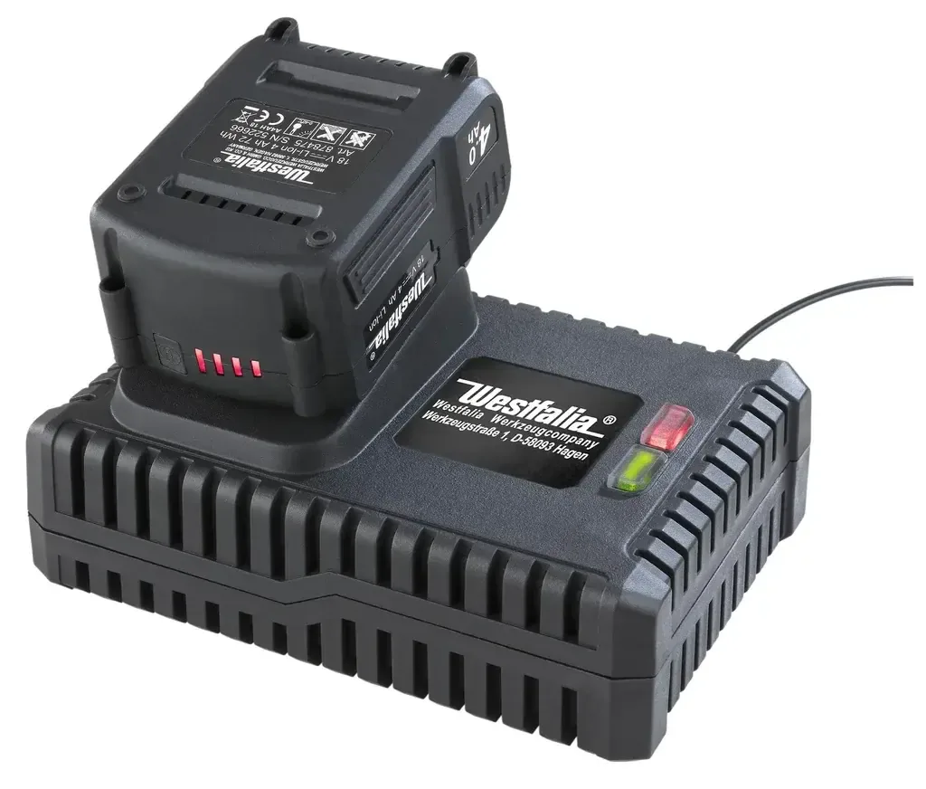 Startset 18 V Li-Ion: 1 accu 2,0 Ah + 1 snellader