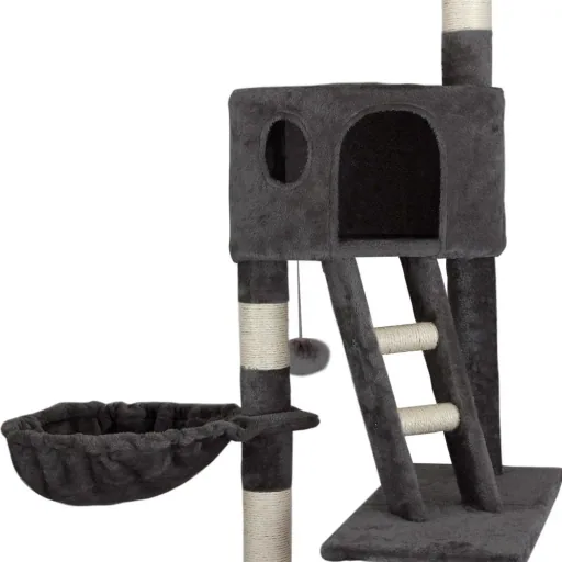 Codoca Cat Tree, Ceiling Height 240 - 260 cm Dark Grey
