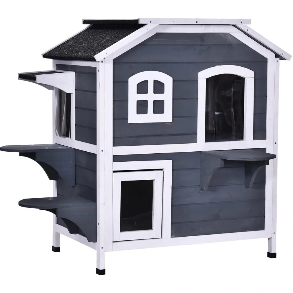 Cat house with 2 floors