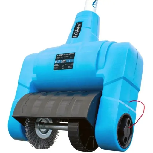 Electric surface and joint cleaner with telescopic pole and 4 joint brushes - GUB 500