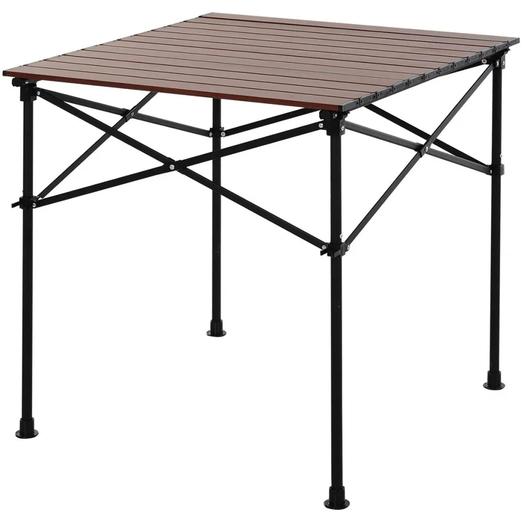 Picnic table, dark brown