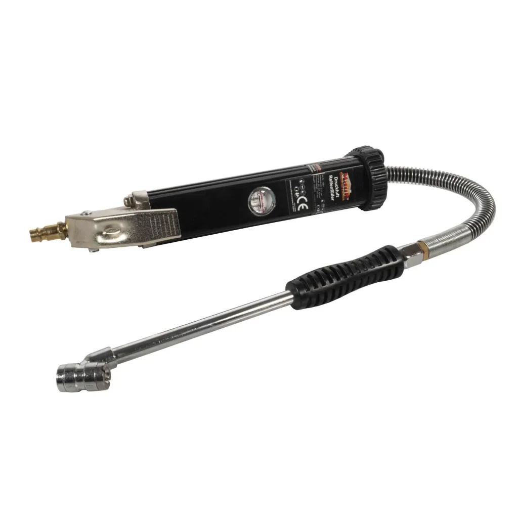 Pneumatic workshop tire inflator
