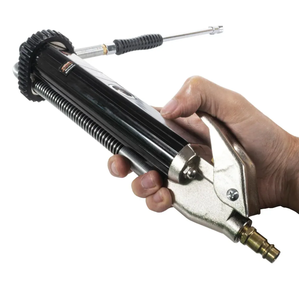 Pneumatic workshop tire inflator