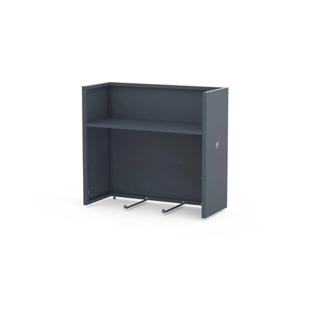 Herstera Garden Cube plantenbak 100×40×115 cm antraciet