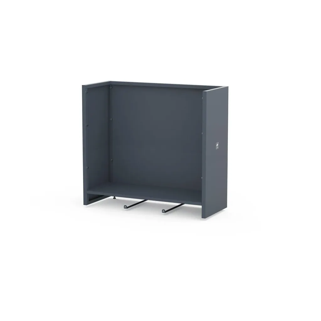 Herstera Garden Cube plantenbak 100×40×115 cm antraciet