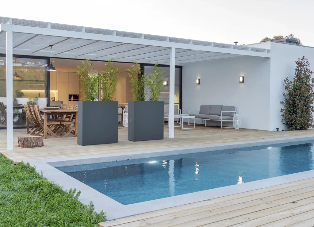 Herstera Garden Cube plantenbak 100×40×115 cm antraciet