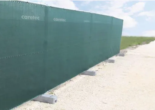 caretec privacy screen fabric, 1.8 x 25 m