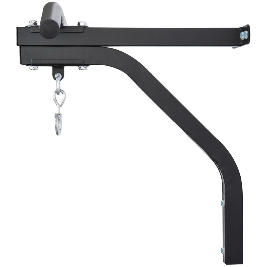 Punching bag holder with pull-up bar steel