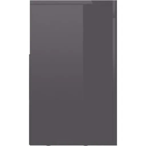 TV cabinet 120x30x50 cm chipboard high-gloss grey