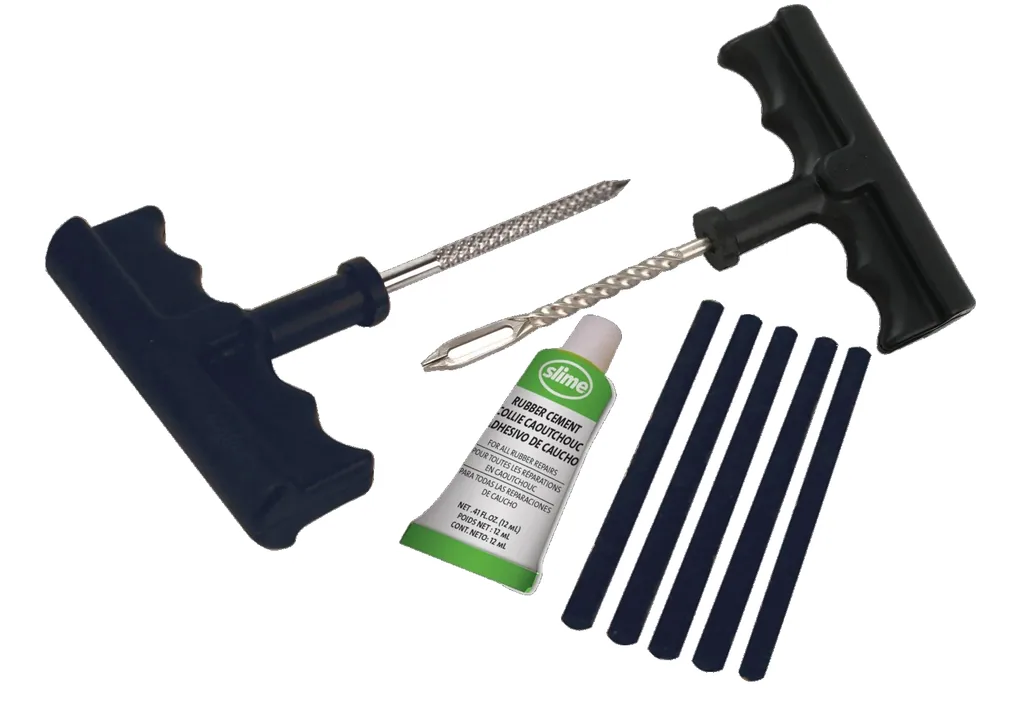 Tire repair kit - 8 pieces - odorless