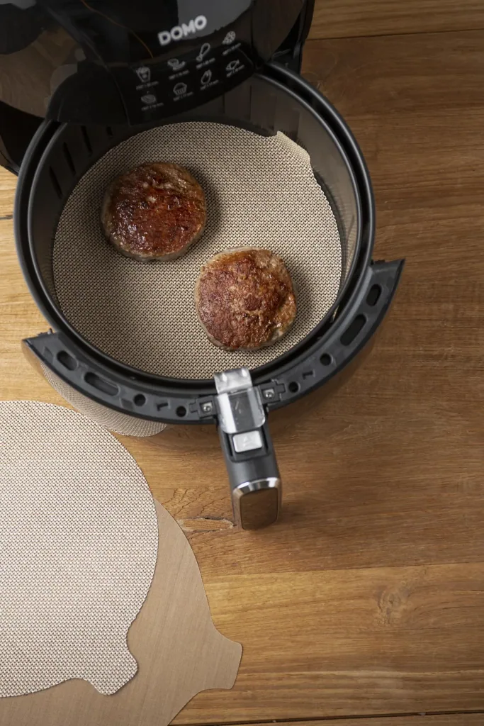 Hot air fryer baking and protective film round, 2-part Ø 23.5 / 25.5 cm