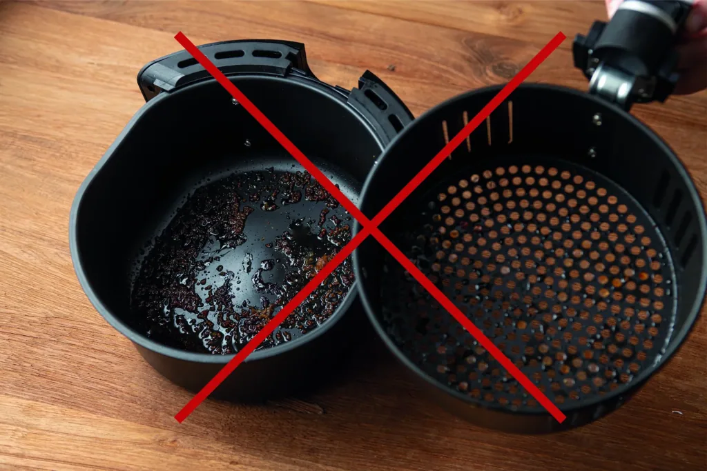 Hot air fryer baking and protective film round, 2-part Ø 23.5 / 25.5 cm