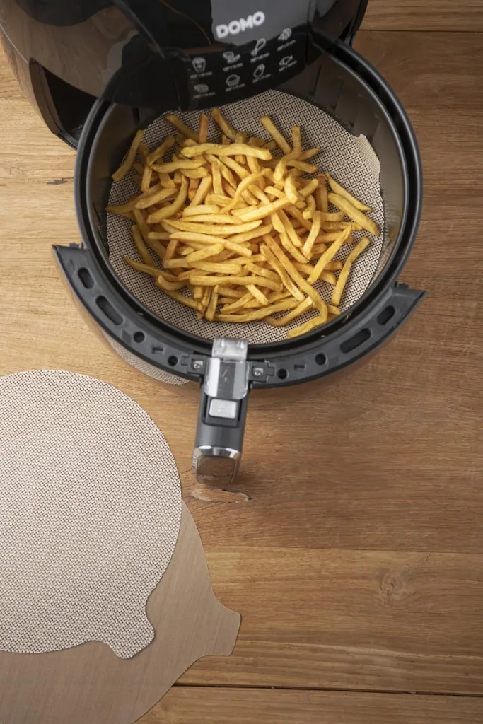 Hot air fryer baking and protective film round, 2-part Ø 23.5 / 25.5 cm