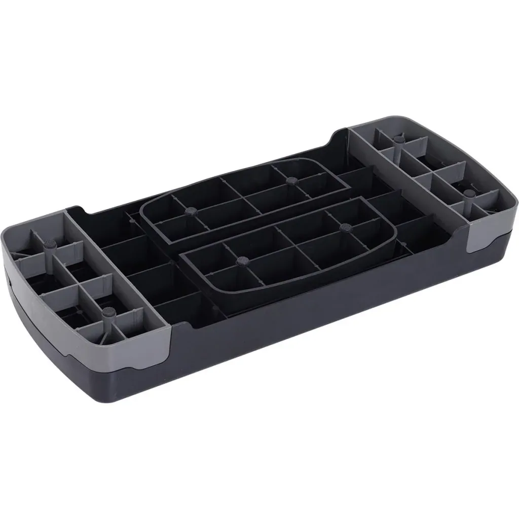 Height-adjustable step board black/grey