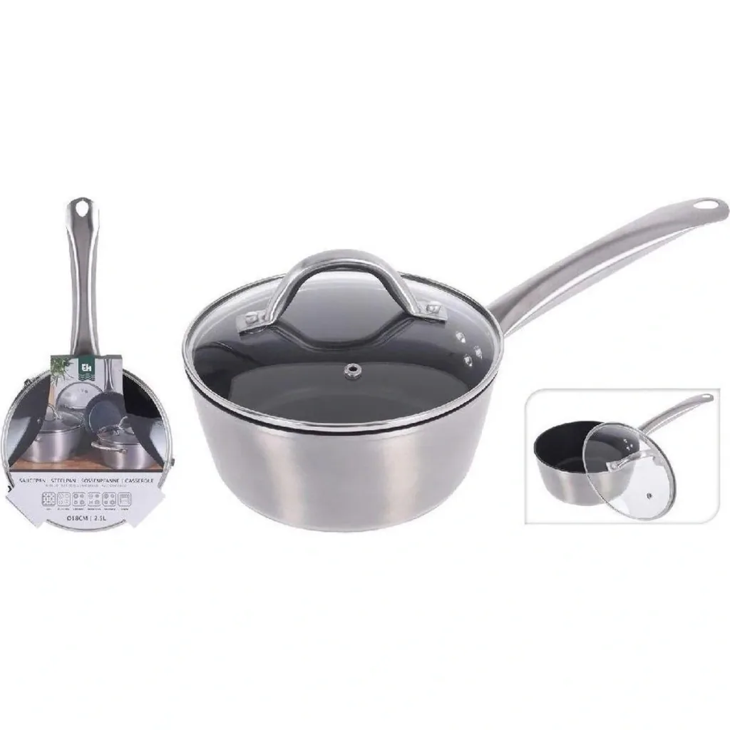 Cooking pot - 18 cm - Silver