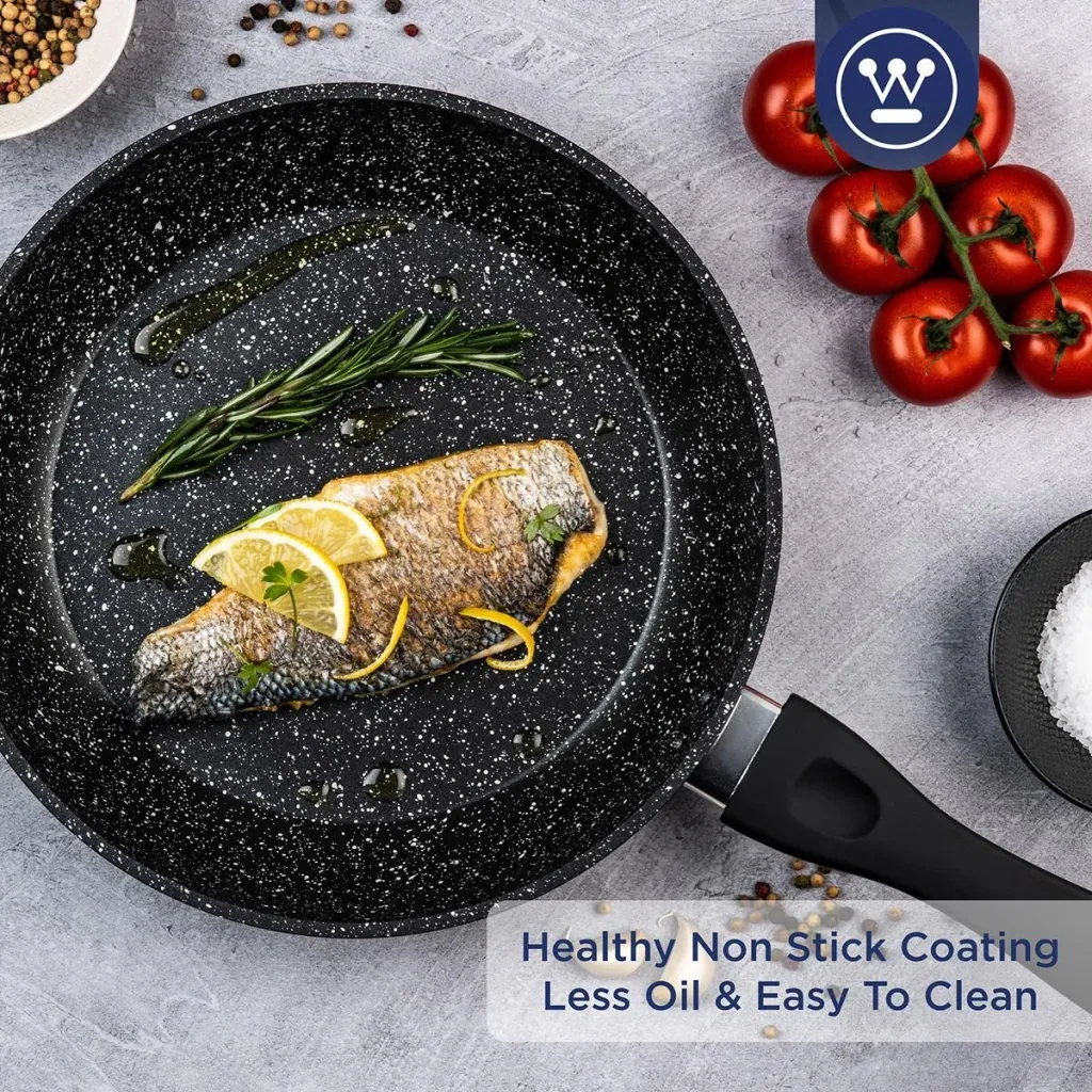 Frying pan Ø30 cm (12") Black Marble