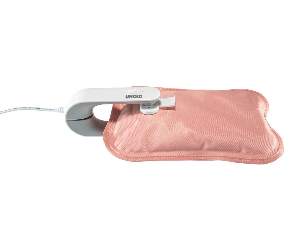 Electric hot water bottle "Wärmi", red