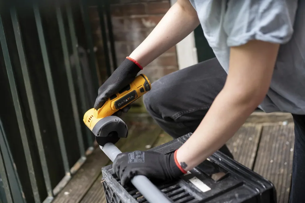 12V angle grinder 76mm (without battery and charger)