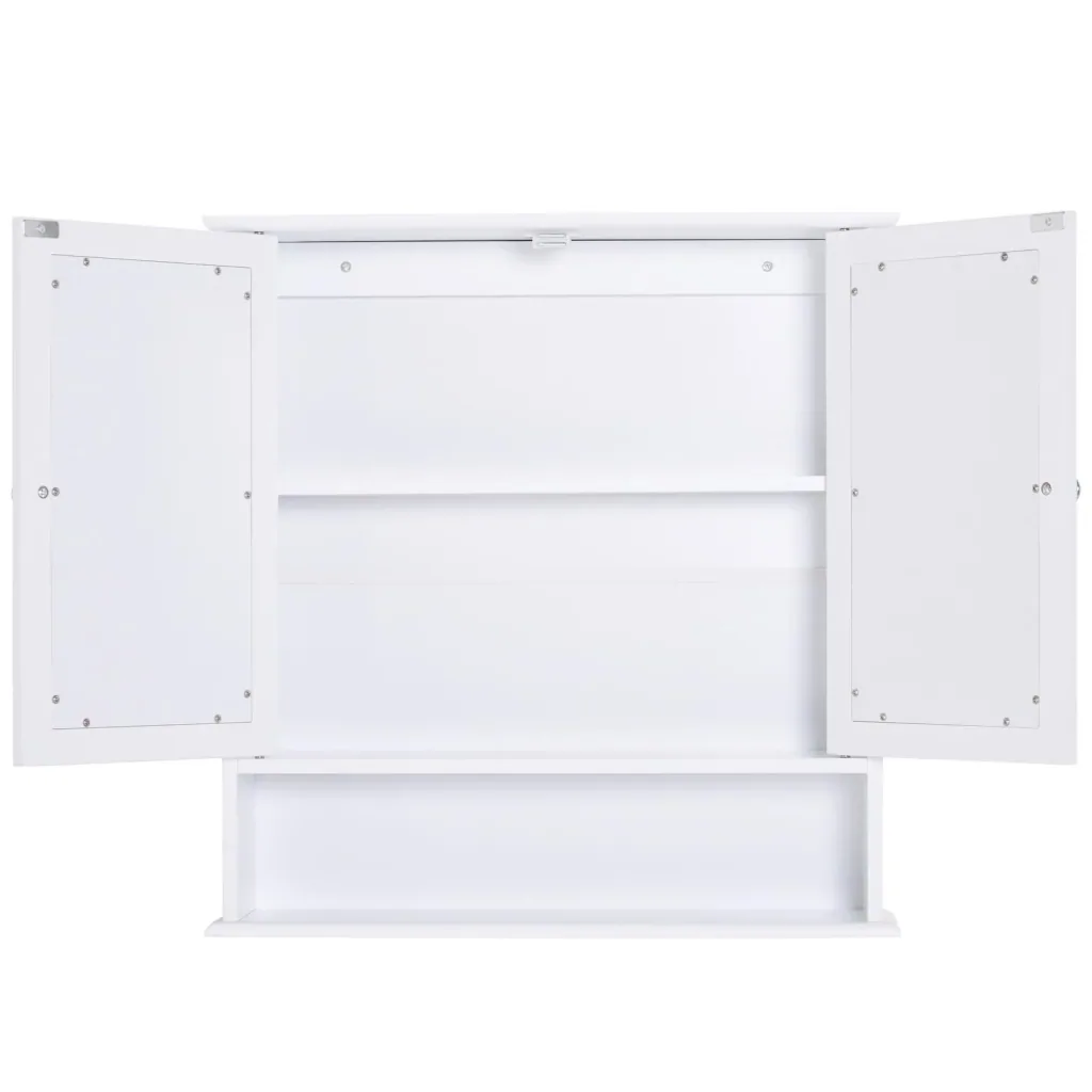 Mirror cabinet with shelf
