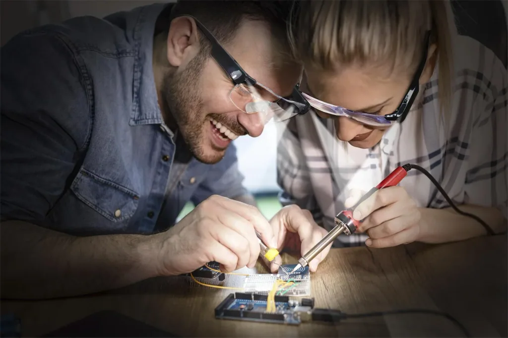LED magnifying glasses, rechargeable