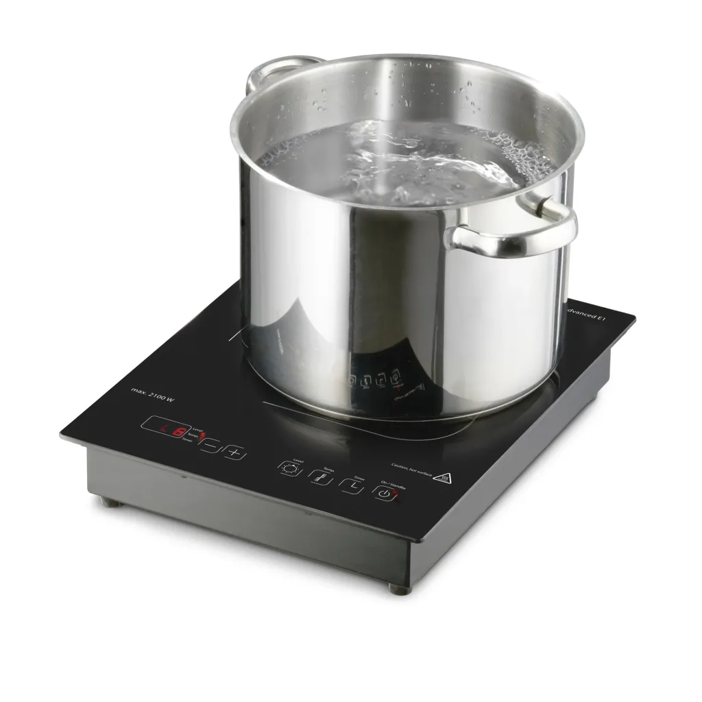 Single induction hob "ProAdvanced E1", 12 temperature levels, Ø 12-24 cm, 2100 watts