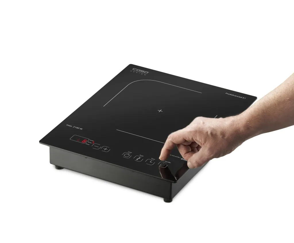 Single induction hob "ProAdvanced E1", 12 temperature levels, Ø 12-24 cm, 2100 watts