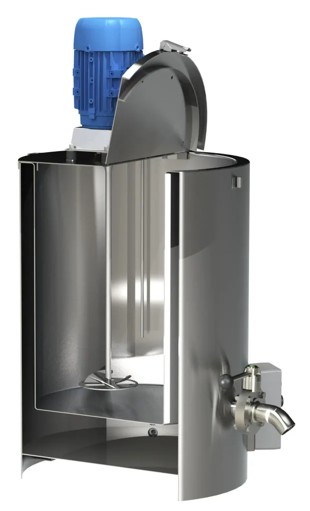 Lid with agitator for MilkPot 50
