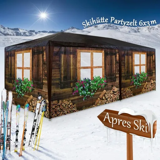 Marquee Alpine hut Marquee Pavilion Marquee 6x3 m