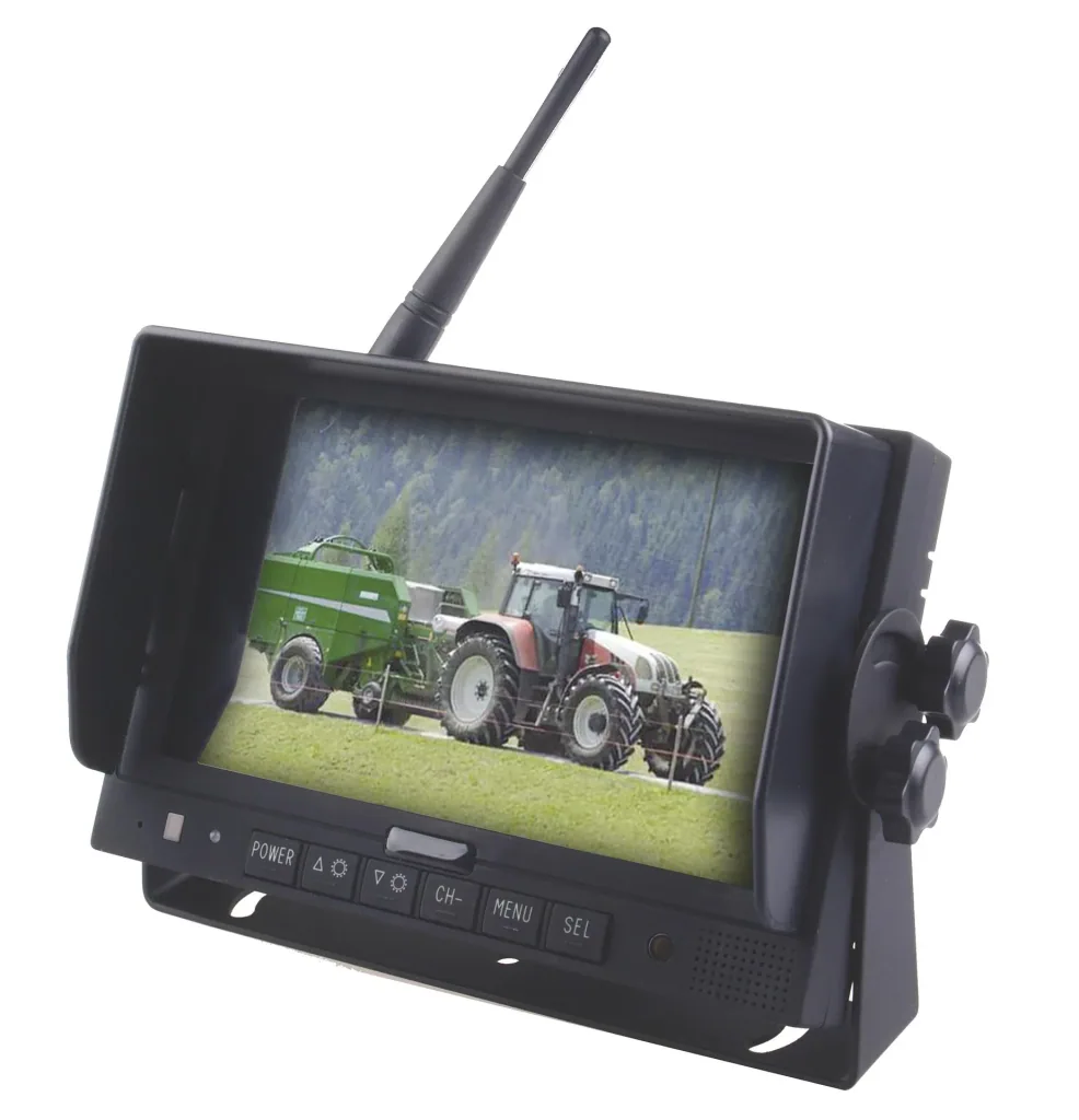 Agricultural reversing video radio system