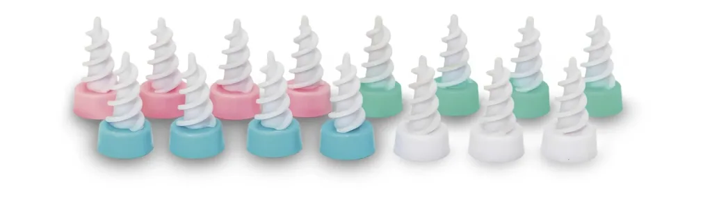 Ear Wizard ear cleaner set, with 15 silicone tips and storage box, 17 pieces