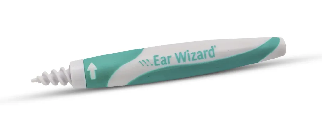 Ear Wizard ear cleaner set, with 15 silicone tips and storage box, 17 pieces