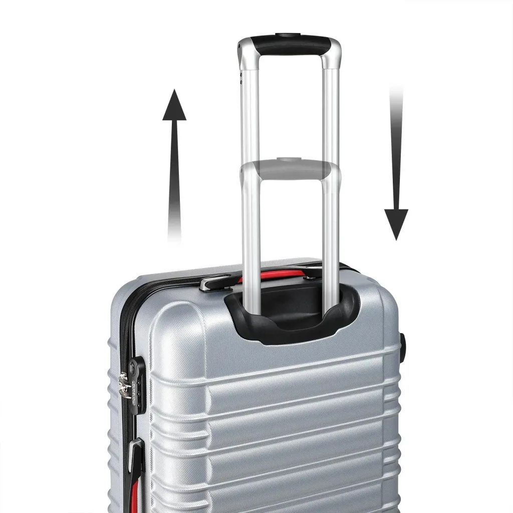 Suitcase set with 4 pieces. S/M/L/XL Baseline Silver