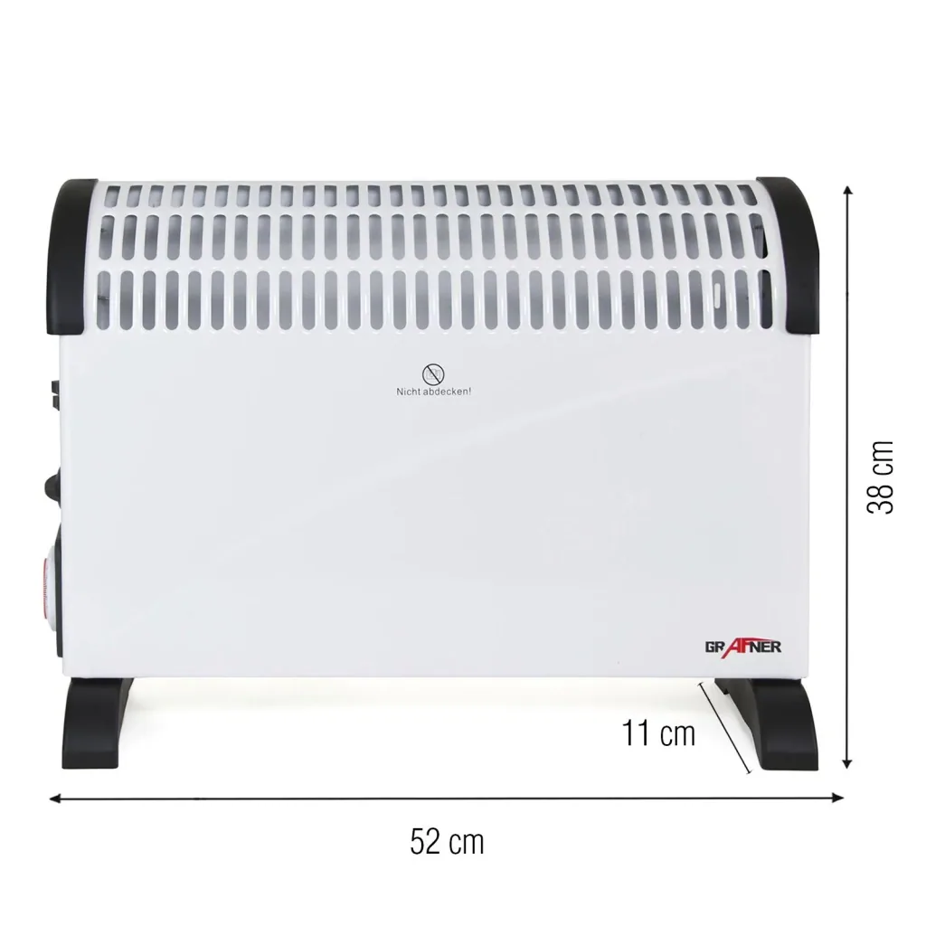 Convector heater KH10847, 2000 watts with timer