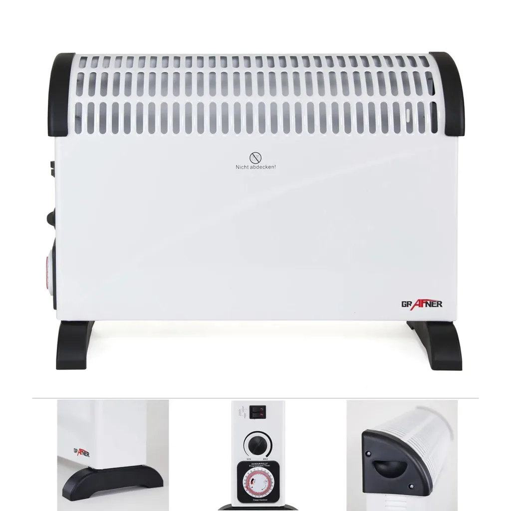 Convector heater KH10847, 2000 watts with timer