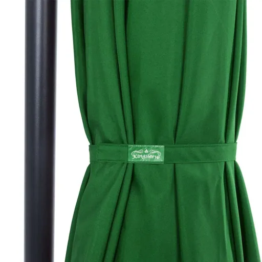 Parasol aluminum green 300cm