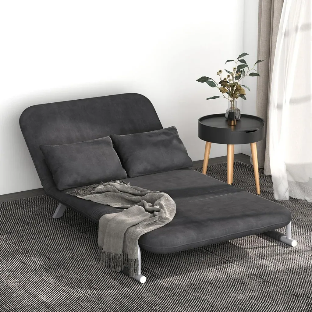 2-seater sofa bed with armrest 3-in-1 sleeping chair guest bed folding mattress folding bed chaise longue multifunction wildle