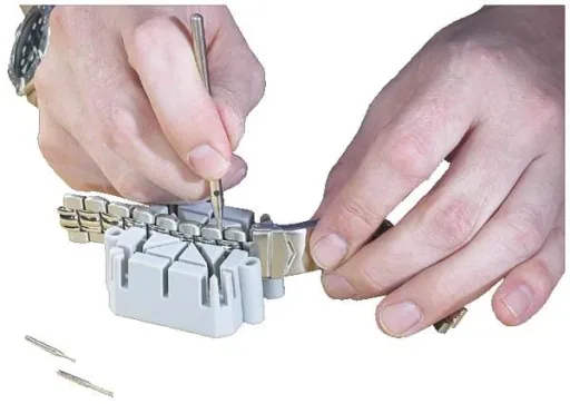Roller band shortener with punches 0.6/ 0.8/ 1.0 mm