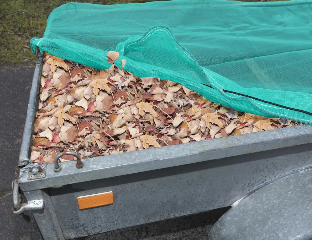 Trailer and leaf net, 2.50 x 1.60 m