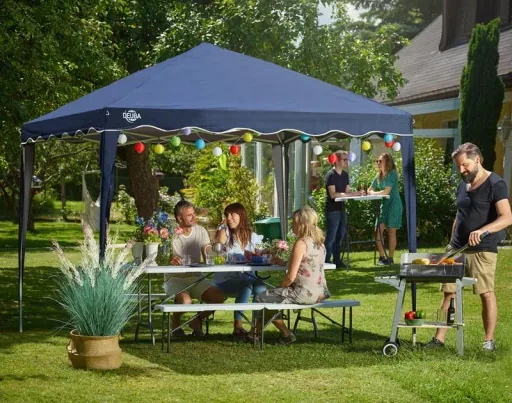 Capri Pop-up Party Tent, Dark Blue, 3x3m